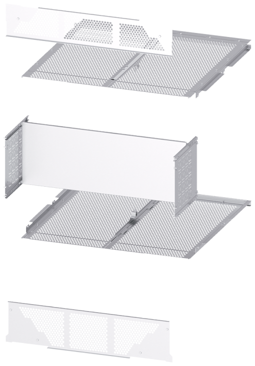 SIVACON S4 separation rear 2 x ACB main busbar double W 1000 mm D 1200 mm