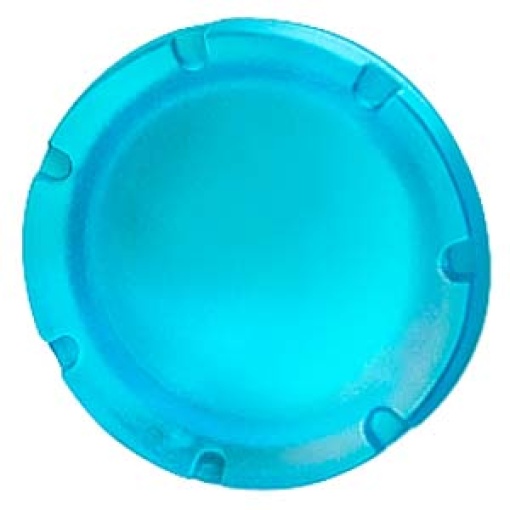 Button blue flat for illuminated pushbutton