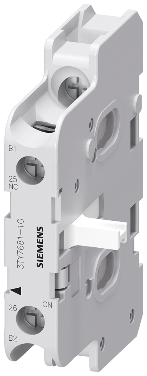 Auxiliary switch for coil switchover with DC economy circuit