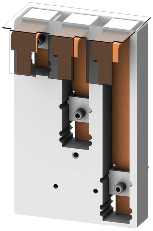 Busbar system busbar centertocenter spacing 60mm device adapter width