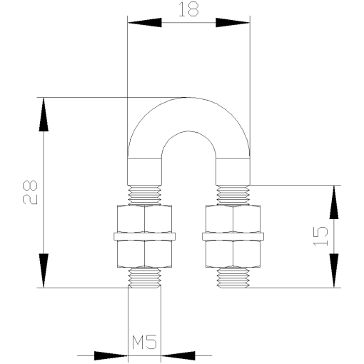 Fixing for rope roller