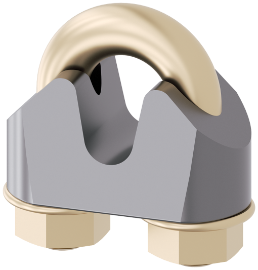 Rope clamp 5 mm packaging as set 4 units