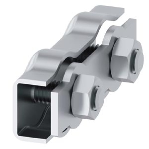 Rope clamp duplex 4 mm packaging as set 4 units