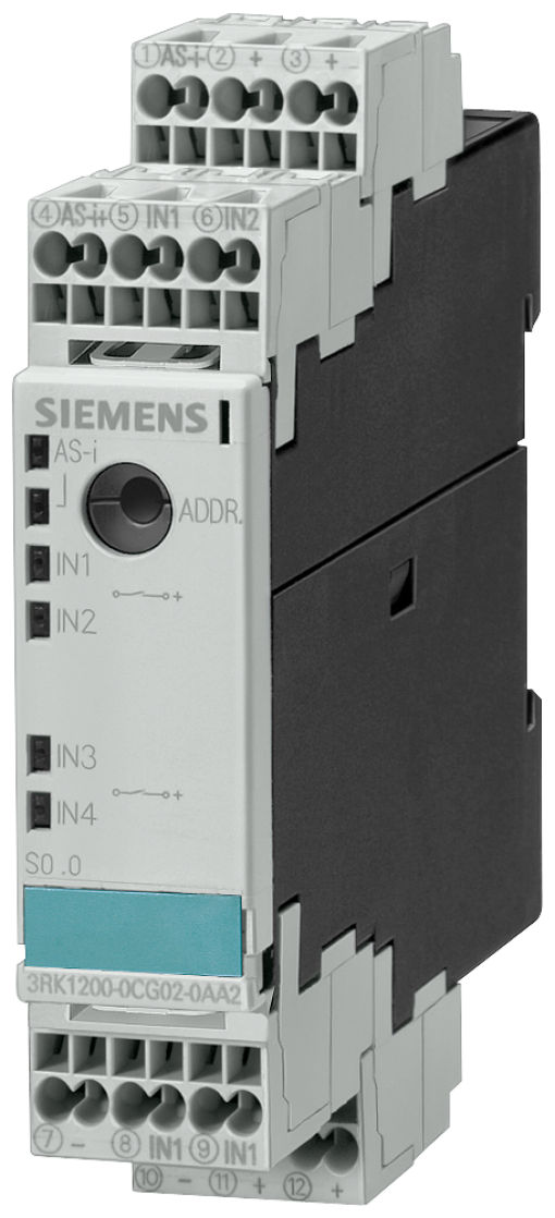 ASi SlimLine module IP20 S225 digital 2I2QR relay 2x1 inp 2wire