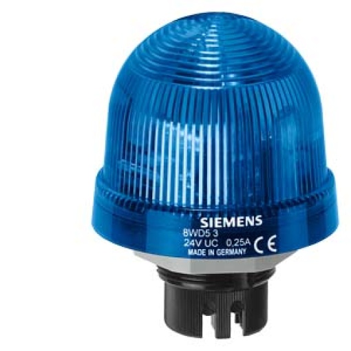 Integrated signal lamp continuous light 12230 V UC blue
