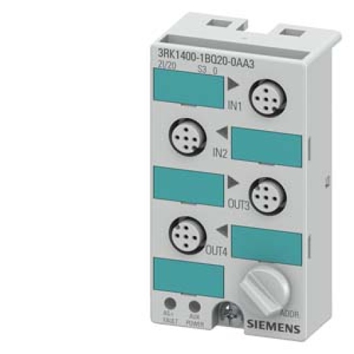 ASi compact module K45 IP67 digital 2 inputsoutputs 2x1 input max 200 mA
