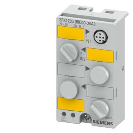 ASIsafe module K45F two safe inputs 2 FDI mounting pl 3RK19012EA00