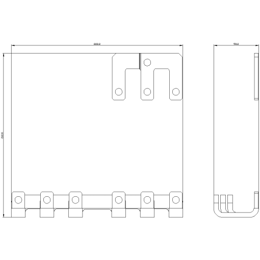 Set of cables for YD starter S6-S6-S6 alternative MLFB 3RA19532N