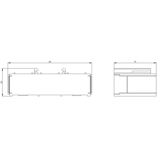 Terminal cover for busbar between contactors S10S12