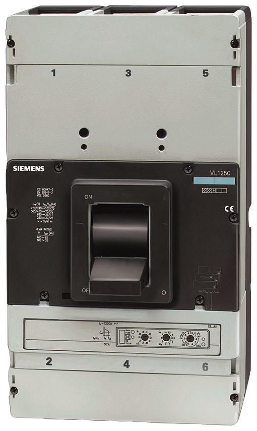 circuit breaker VL1250H wo Electronic Trip Unit high breaking capacity Icu7