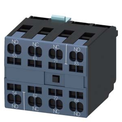 Auxiliary switch 2 NO  2 NC sequence numbers 58 EN50012 4pole