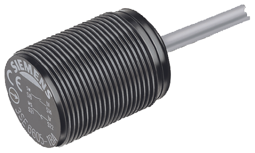 Contact block round M30 with cable 25 m