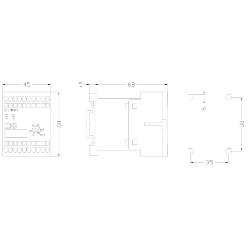 Timing relay electronic ONdelay 1 CO 24 V ACDC 100127 V AC