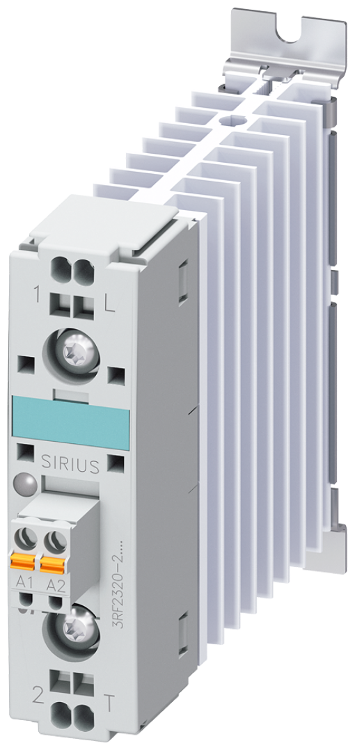 Solidstate contactor 3RF2 1ph AC51 20 A 48600 V110230 V AC