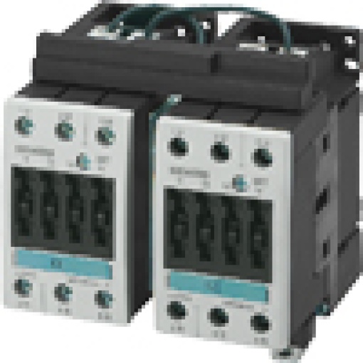 Reversing contactor assembly AC3 22 kW400 V 3pole Size S2 Screw termina