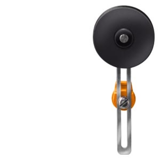 ROLLER LEVER WITH CLAMP LENGTH ADJUSTABL UW WITH RUBBER ROLLER 50MM FOR 3SE