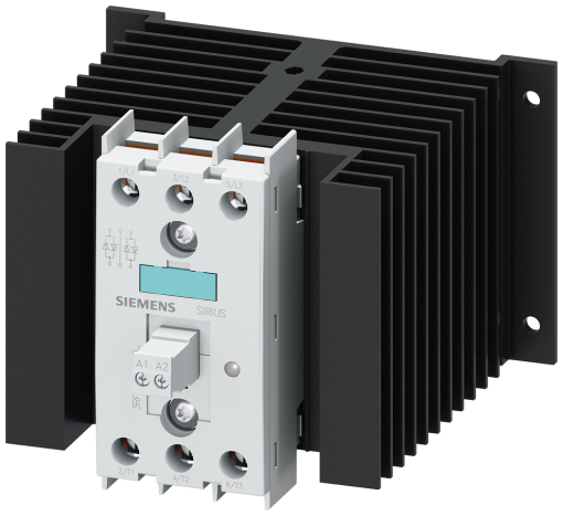 Solidstate contactor 3RF2 3ph AC51 50 A 48600 V230 V AC 2phase controlled