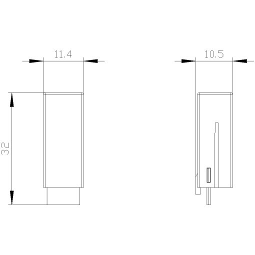 LED module green 24 V DC