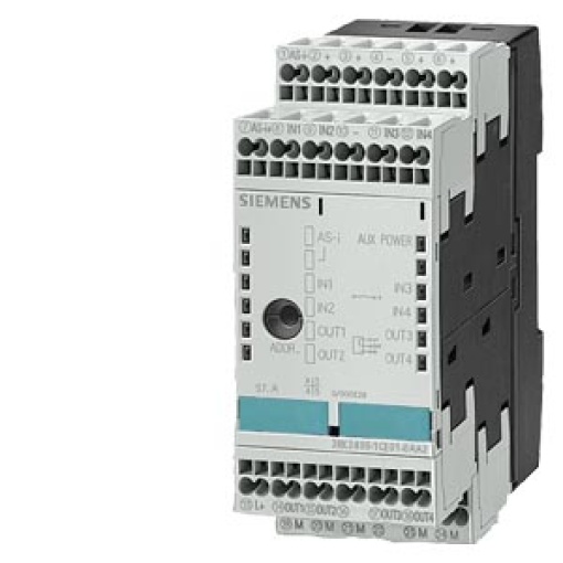 ASi SlimLine module S45 IP20 AB slave SPEC 30 digital 4DI4DQ 4xinp