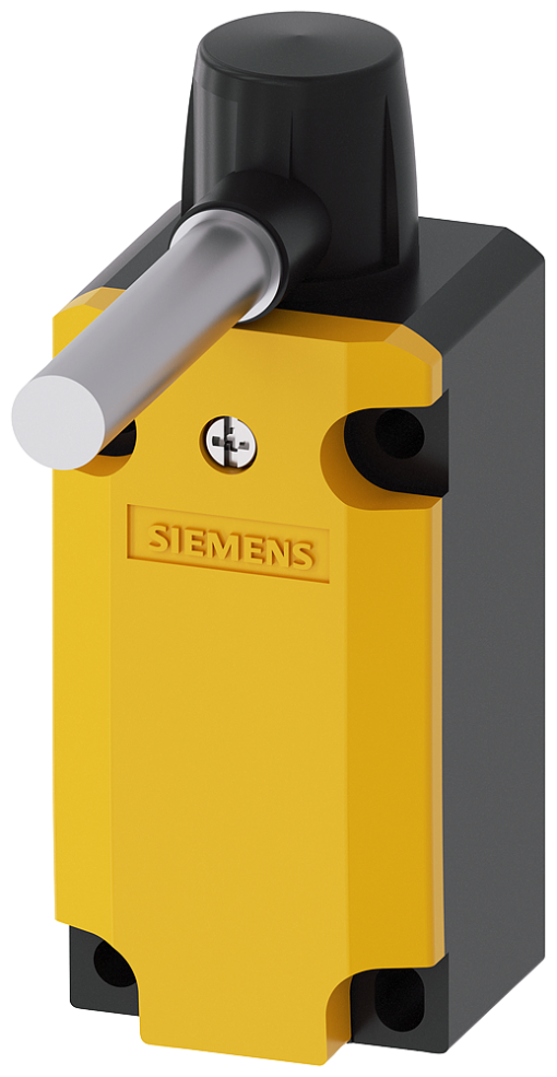 Hinge switch metal encl 40 mm EN50041 with solid shaft D10 mm actuating 