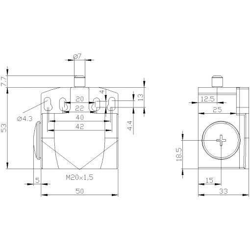 Encl with corrosion protection plastic enclosure wide acc to EN50047