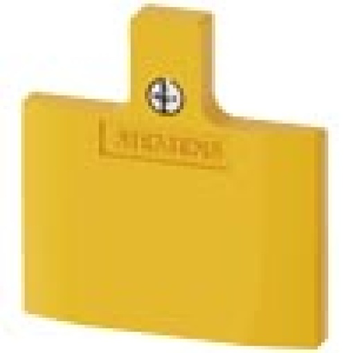 Cover for position switch for plastic enclosure 50 mm yellow