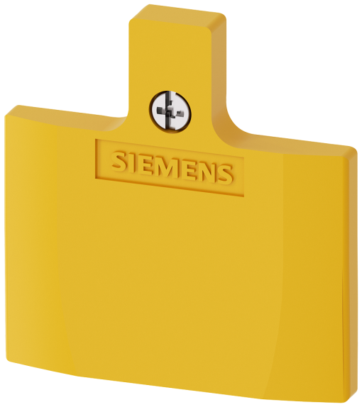 Cover for position switch for plastic enclosure 50 mm yellow