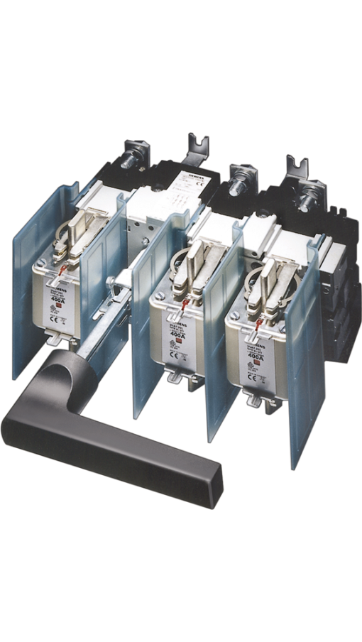 Switch disconnector with fuse in new design Iu  800 A Ue  690 V 3pole f
