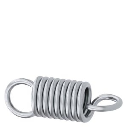 Tension spring larger than 35 N made of steel for 3SE7 cableoperated switch