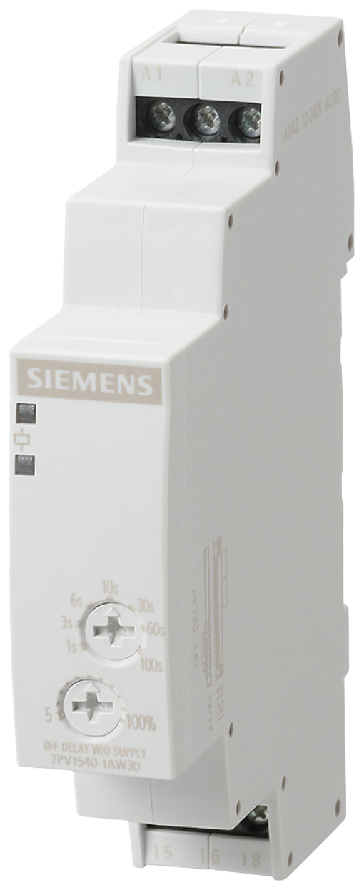 Timing relay electronic OFFdelay 1 CO 7 time ranges 005s100s
