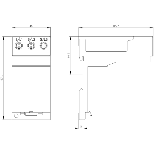 Standalone assembly support for 3RU213RB303RB31 S0