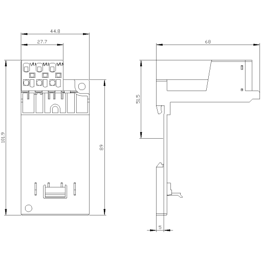 Standalone assembly support for 3RU213RB303RB31 S00