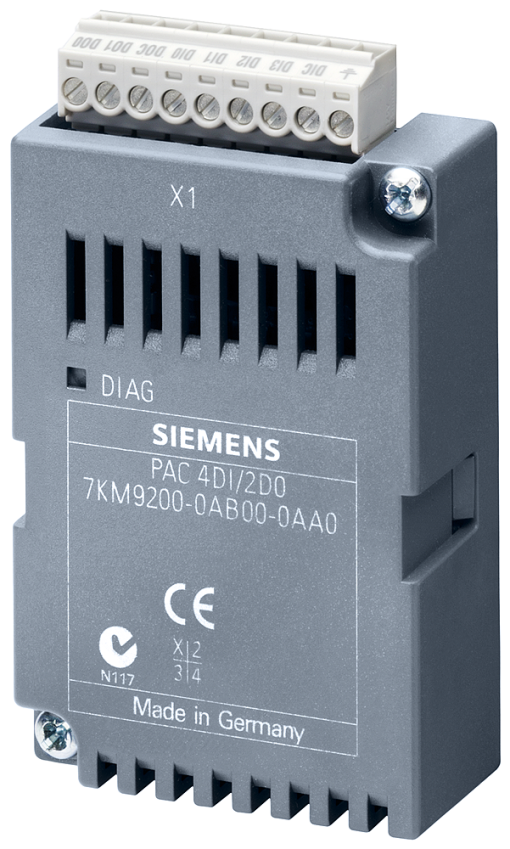 Expansion module 4DI  2DO plugin for 7KM PAC3220 4200