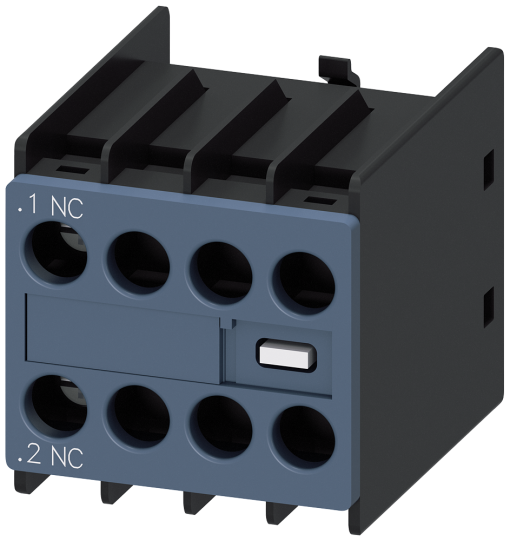 Auxiliary switch 1 NC current path 1 NC for contactor relays and motor cont