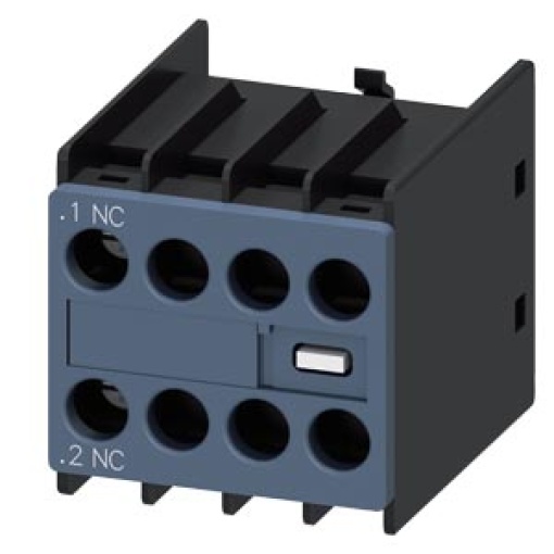 Auxiliary switch 1 NC current path 1 NC for contactor relays and motor cont