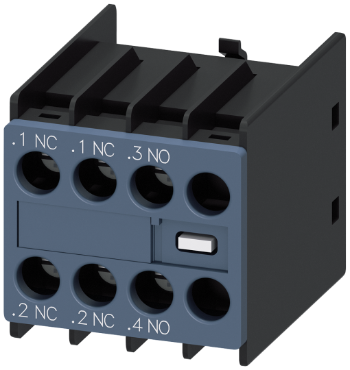 Auxiliary switch 1 NO2 NC current paths 1 NC 1 NO for contactor relaysmot