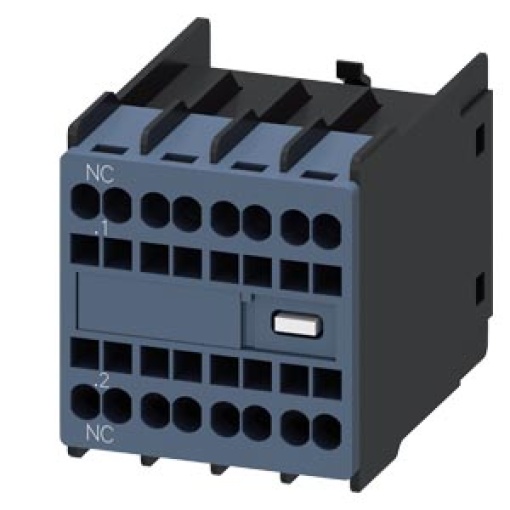 Auxiliary switch 1 NC current path 1 NC for contactor relays and motor cont
