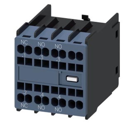 Auxiliary switch 2 NO1 NC current paths 1 NC 1 NO for contactor relaysmot