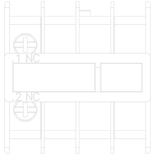 Auxiliary switch 1 NC current path 1 NC 3RT2