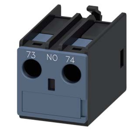 Auxiliary switch 1 NO current path 1 NO connection from above