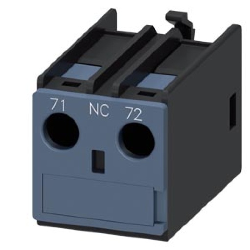 Auxiliary switch 1 NC current path 1 NC connection from above