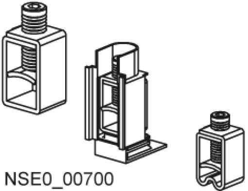 accessory for VL400 box terminals comprises 3 box terminals and terminal cove