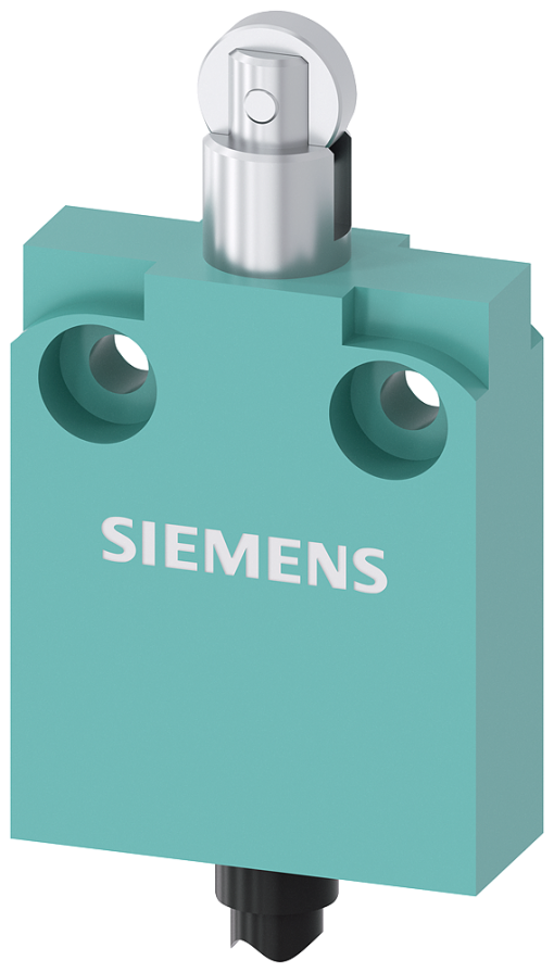 Position switch in compact design 40 mm wide with connection cable 2 m