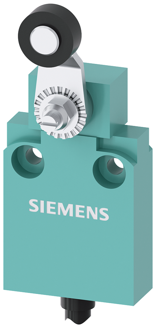 Position switch in compact design 40 mm wide with connection cable 2 m