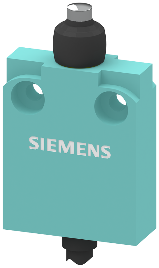 Position switch in compact design 40 mm wide with connection cable 2 m