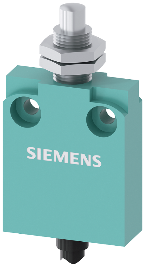 Position switch in compact design 40 mm wide with connection cable 2 m