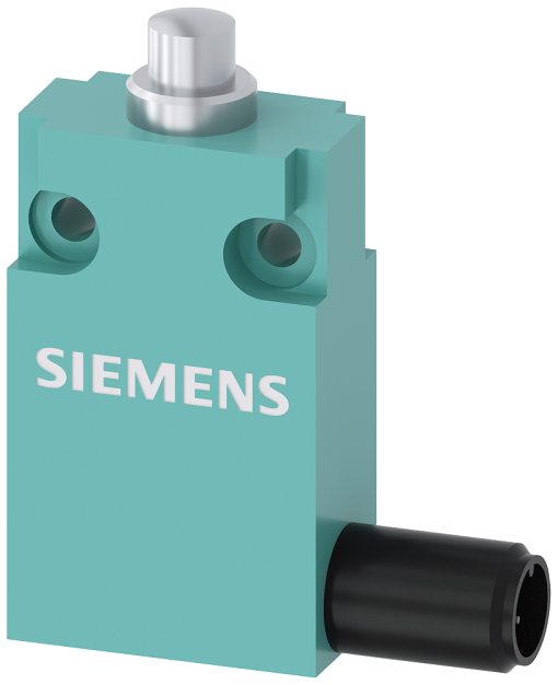 Position switch in compact design 30 mm wide with M12 connector plug