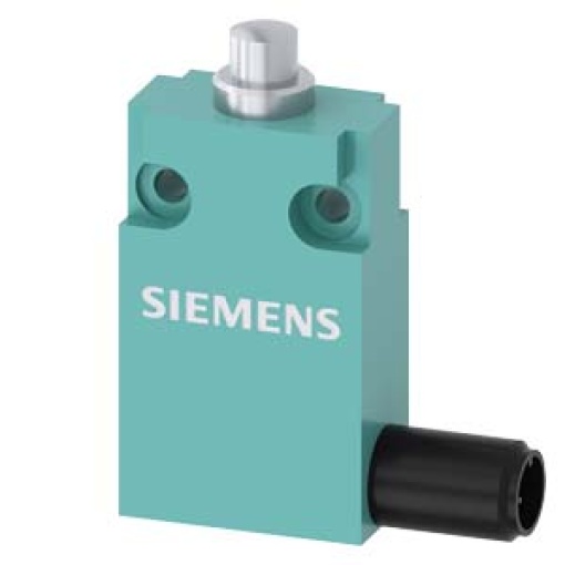 Position switch in compact design 30 mm wide with M12 connector plug