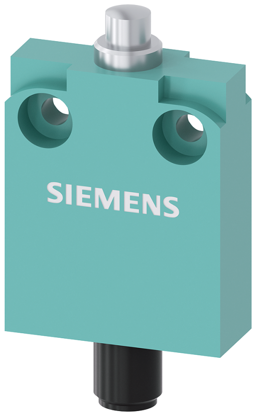 Position switch in compact design 40 mm wide with M12 connector plug
