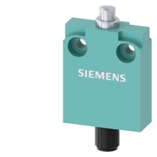 Position switch in compact design 40 mm wide with M12 connector plug